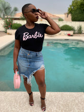 Load image into Gallery viewer, Black Barbie T-Shirt
