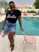 Load image into Gallery viewer, Black Barbie T-Shirt
